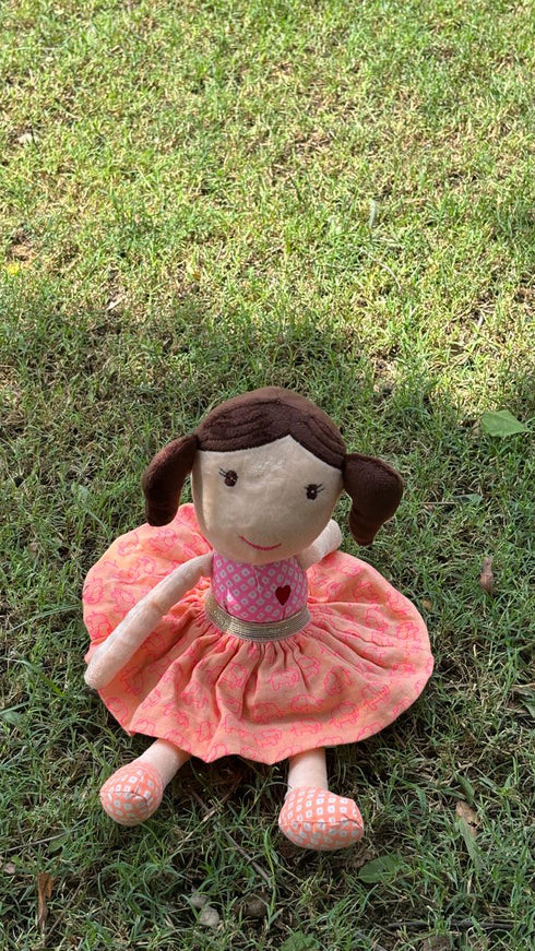 Stylish Birthday Doll Haathi Orange